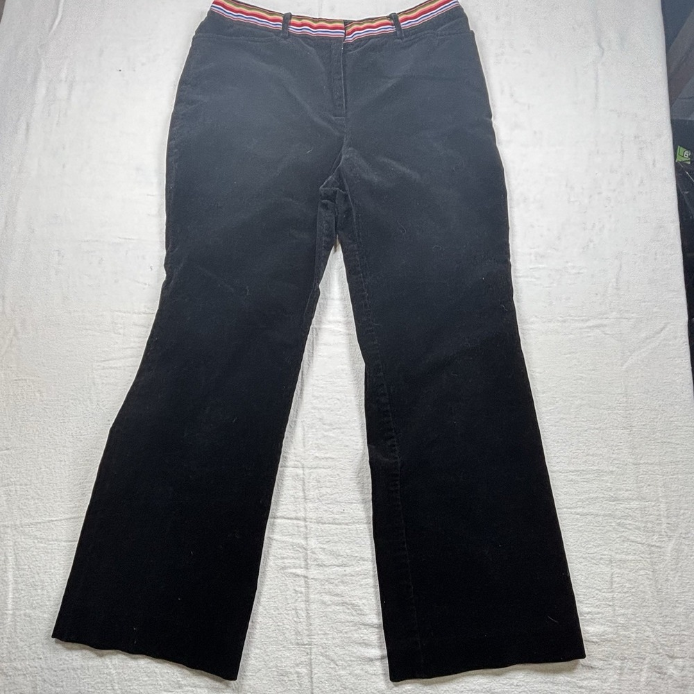 Lilly Pulitzer Women's Black Vintage Corduroy Pants Size 6‎